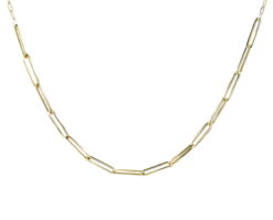 Colgante Eslabón Rectangular oro 18k