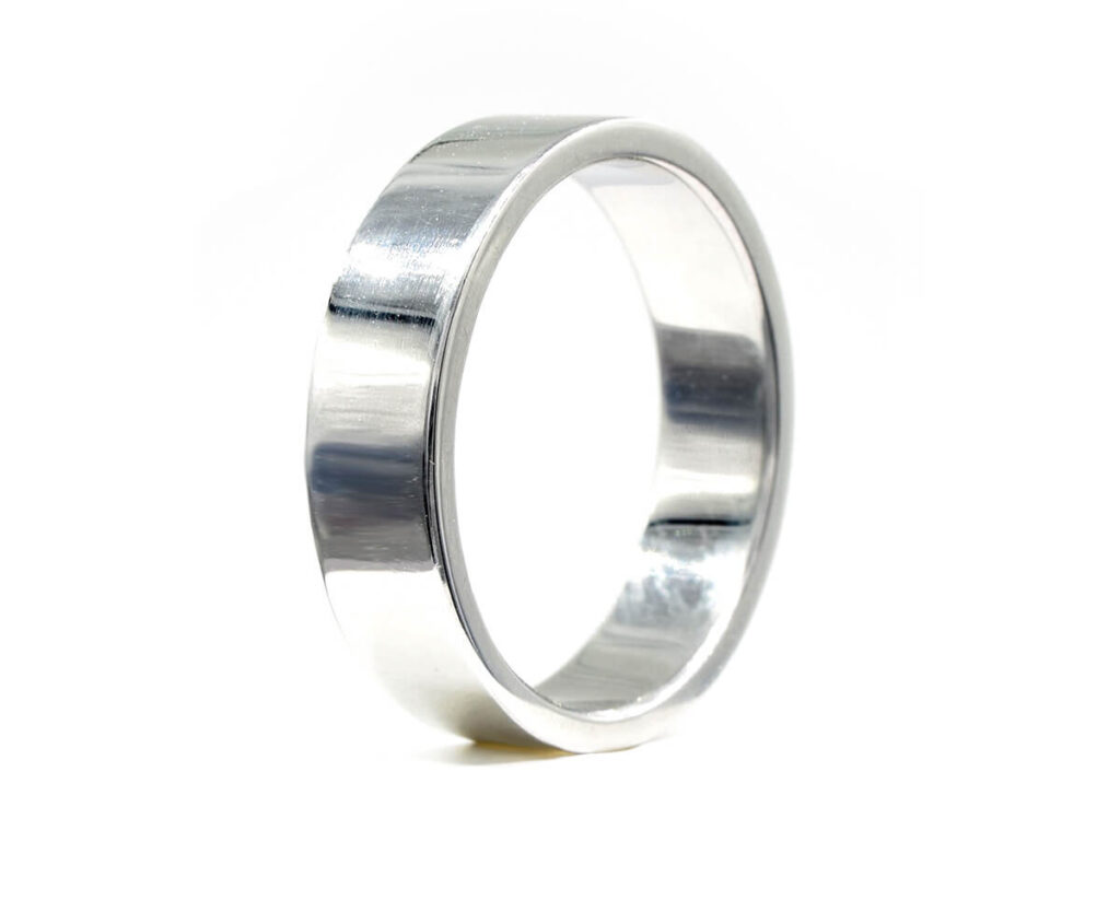 Anillo de acero para hombre