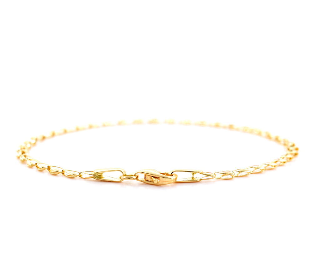 Pulsera Loyalty Oro Amarillo 18k Largo: 18 cm; 1.5 g